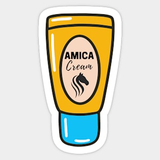 AMICA Cream Sticker